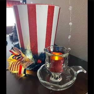 Candle Holder with Finger Hold